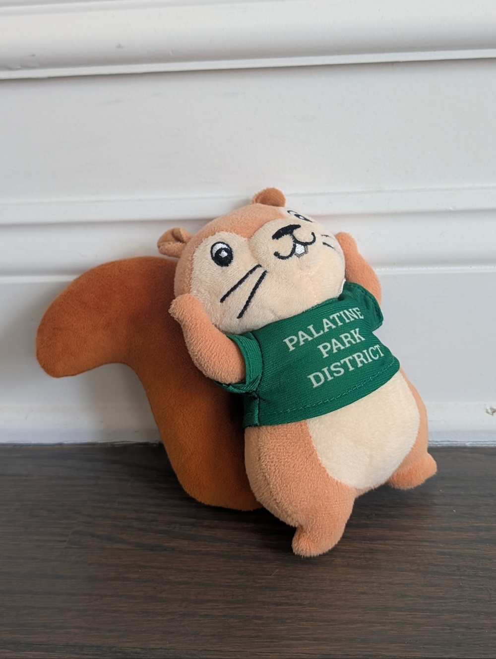 Palatine Park District Squirrel Plush Doll Small, Brown Green, 6 Inch